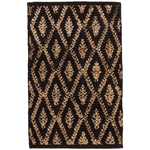 Dash and Albert Rugs TwoTone Rope Geometric Area Rug in Fieldstone